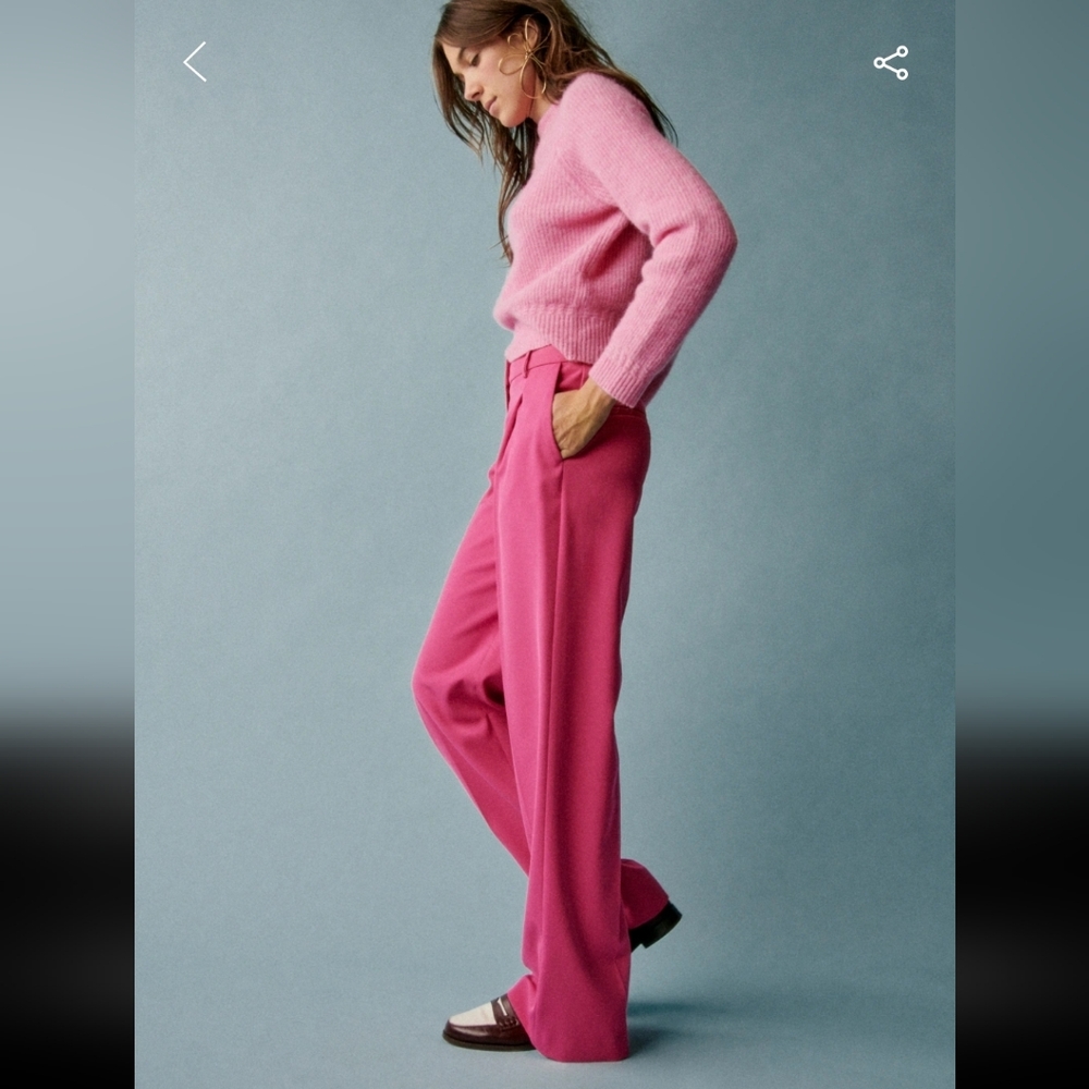 Sezane Giacomo Trousers in Fuchsia